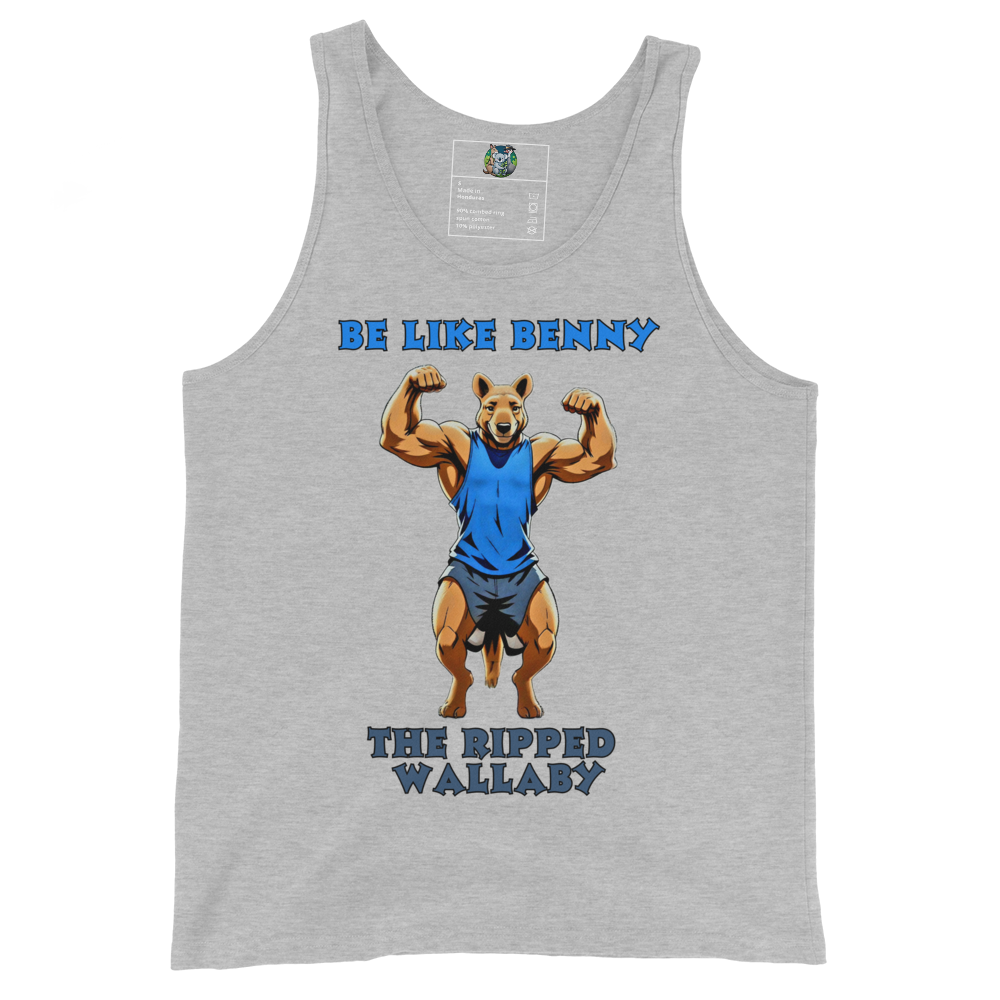 "Be like Benny the Ripped Wallaby" Unisex Tank Top