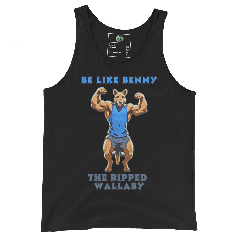 "Be like Benny the Ripped Wallaby" Unisex Tank Top