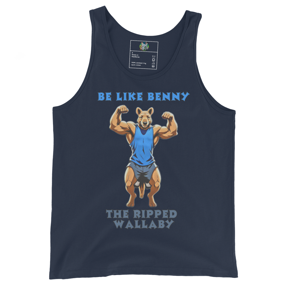 "Be like Benny the Ripped Wallaby" Unisex Tank Top