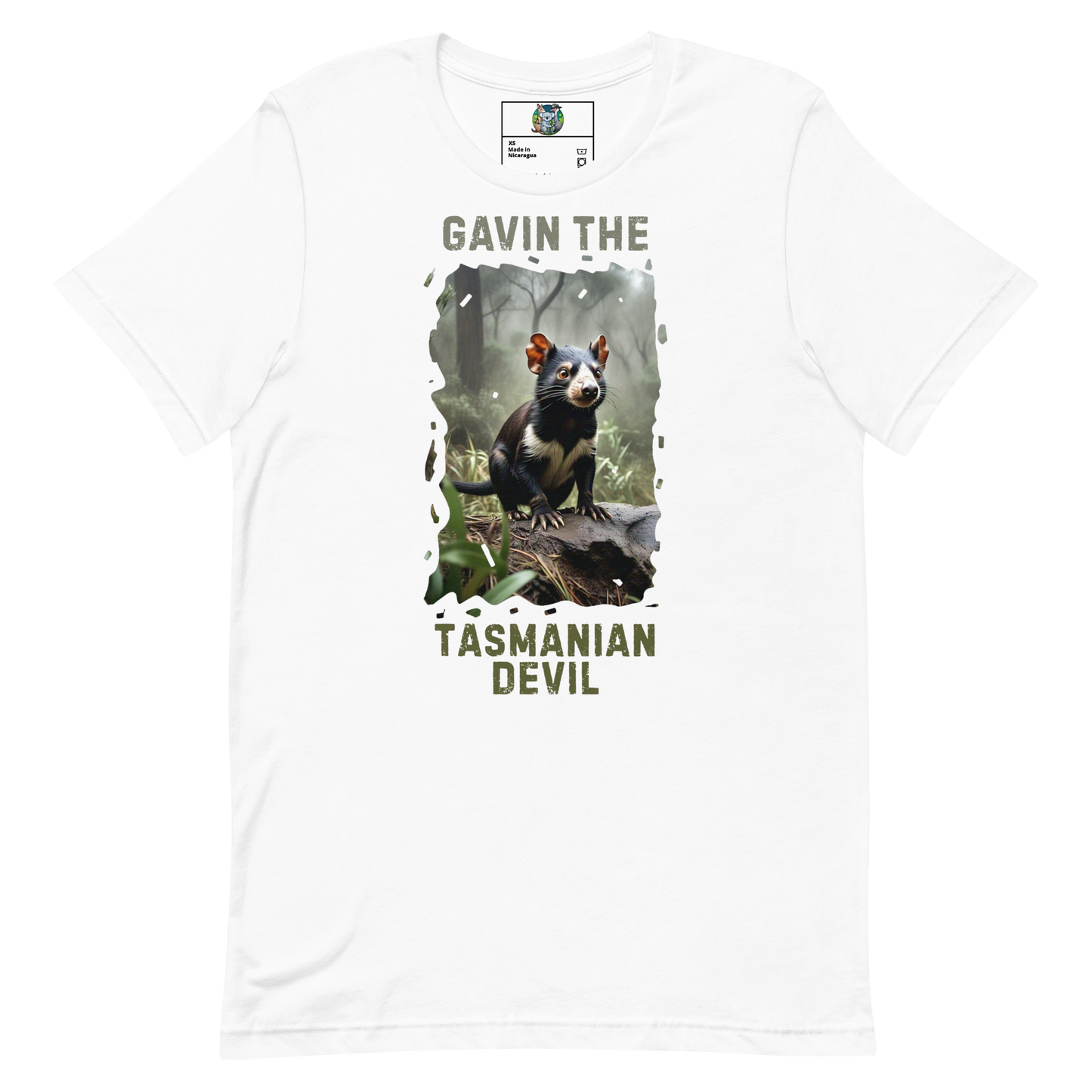 "Gavin the Tasmanian Devil" Unisex T-Shirt