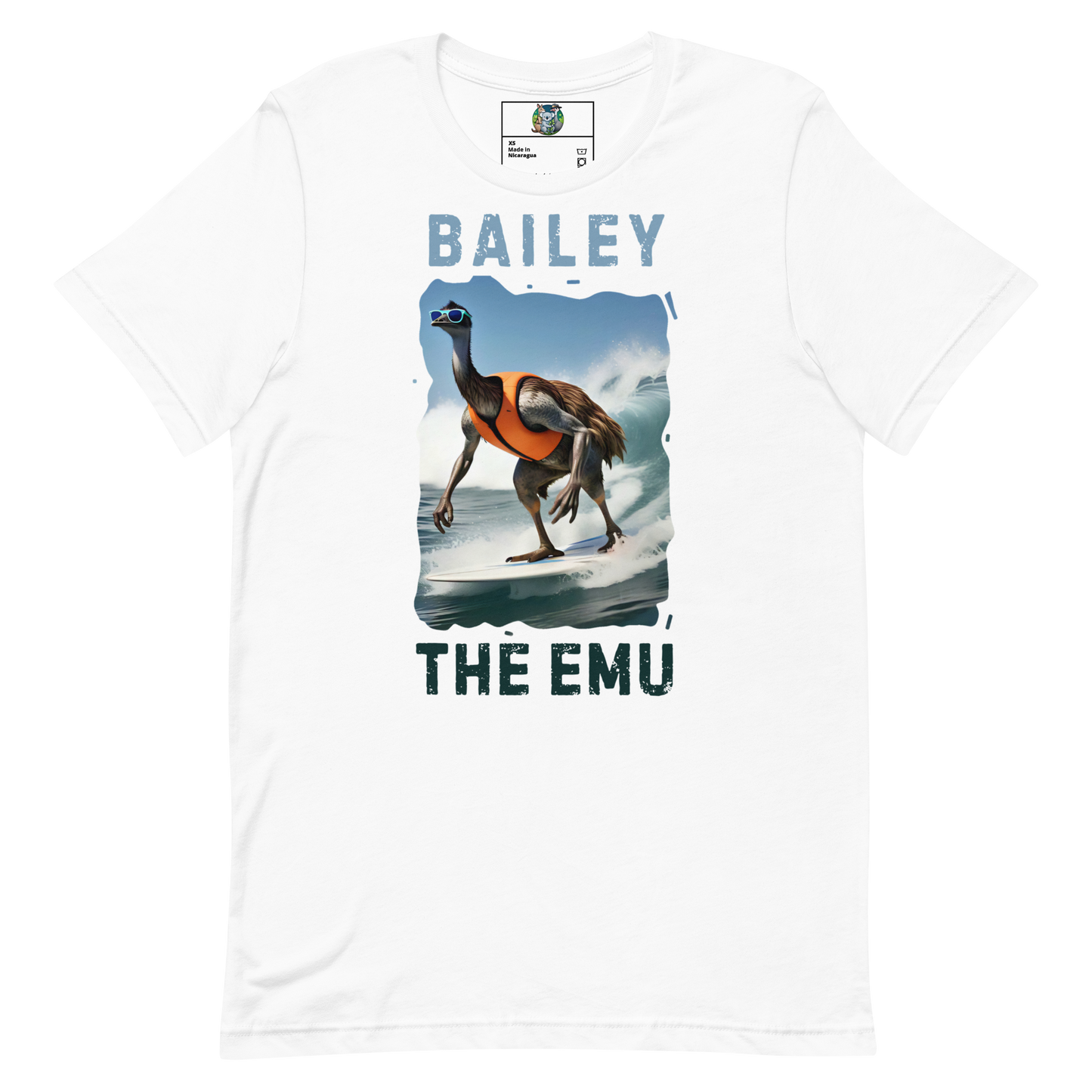 "Bailey the Emu" Unisex T-Shirt