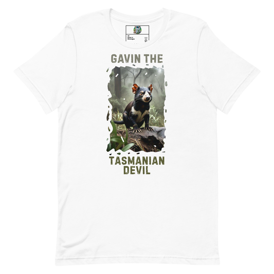 "Gavin the Tasmanian Devil" Unisex T-Shirt